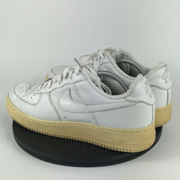 Nike Air Force 1 Premium White Leather 2006 315180-111 Men’s Size 12 - Picture 7 of 12